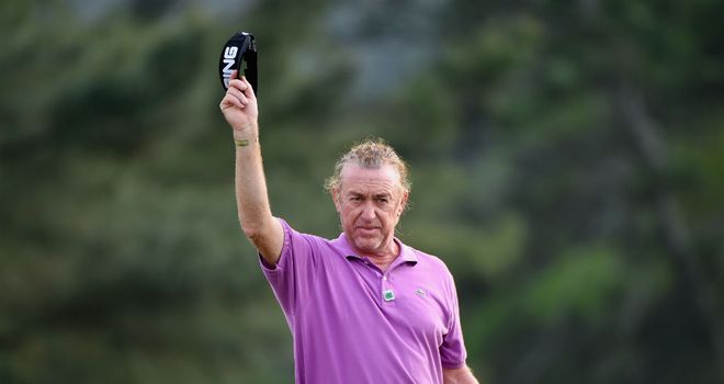 Miguel Angel Jimenez: Emerged triumphant on Champions Tour debut