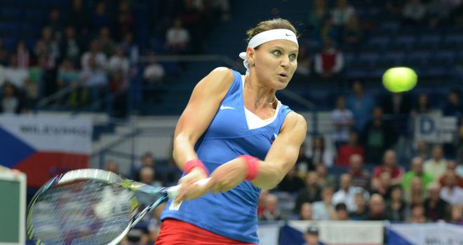 Lucie Safarova: Helped Czech Republic take a 2-0 lead against Italy