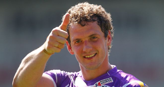 Sean O'Loughlin gives the thumbs up following Good Friday's win over Saints
