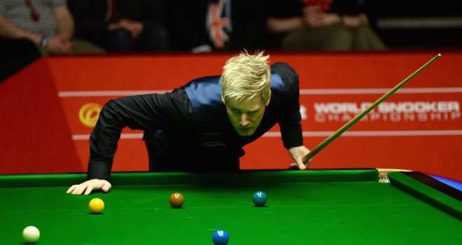 Neil Robertson: Australian twice faltered with a 100th century break of the season in sight