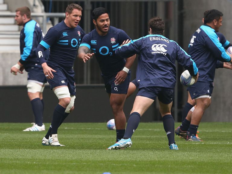 England players train at Twickenham