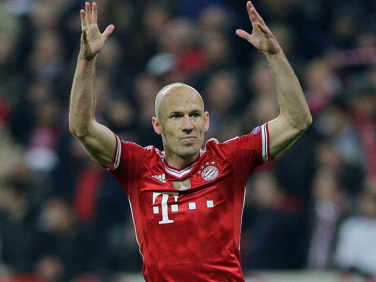 Robben: Scored the hosts third as they battled back to beat United