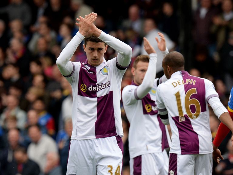 Aston Villa area heading back towards the relegation zone