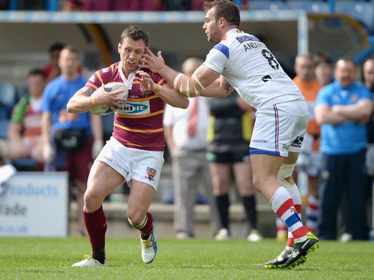 Shaun Lunt: Set to return for Huddersfield on Sunday