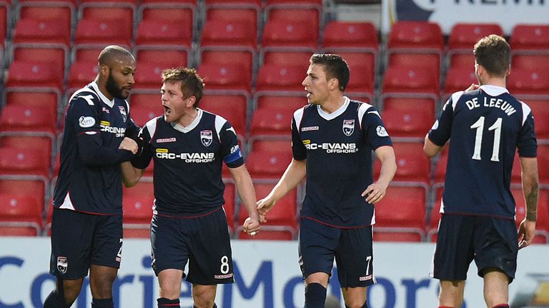 Richie Brittain (second left) will be the key man for Ross County