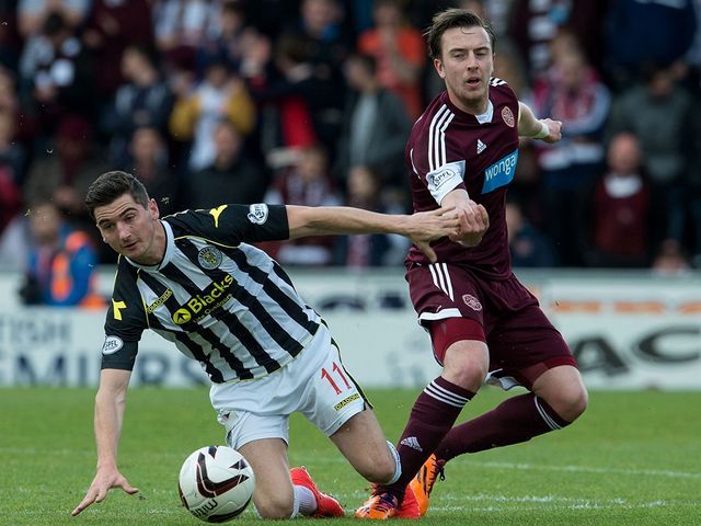 Kenny McLean goes up against Danny Wilson