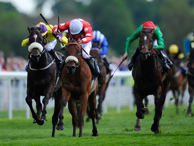 Declan McDonogh rides Maarek out to claim the Duke Of York Clipper Logistics Stakes