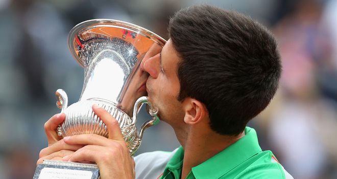 Novak Djokovic: won in Rome and is favourite for the French Open