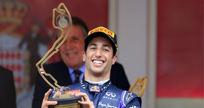 Daniel Ricciardo: Chased down Mercedes in Monaco