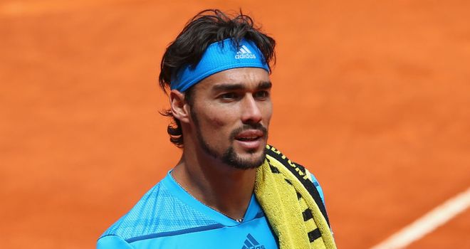 Fabio Fognini: Involved in an ugly exchange with umpire Mohamed Lahyani