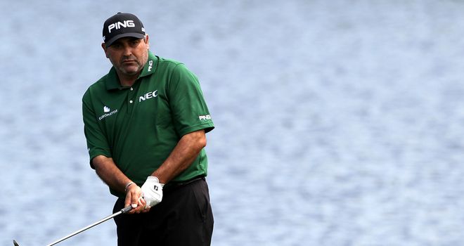 Angel Cabrera: Tied at the top at Quail Hollow