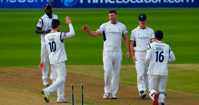 Matt Coles : took seven wickets in the match