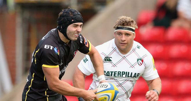 James McKinney (left): Ulster fly-half kicked 14 points