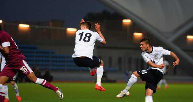 Jake Forster-Caskey: Strikes England U21s' second goal