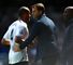 Tim Sherwood: Tottenham boss with Younes Kaboul at Upton Park