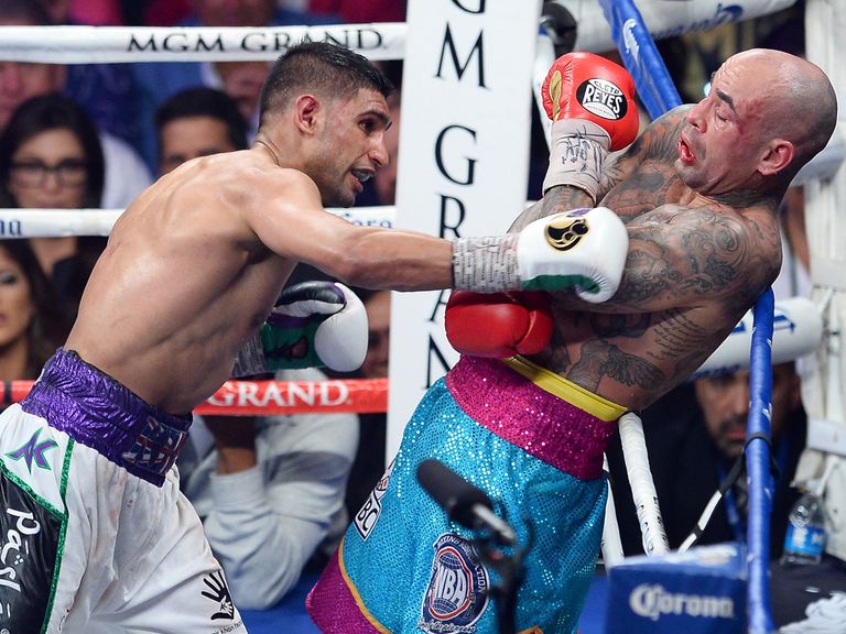 Amir Khan was too strong for Collazo