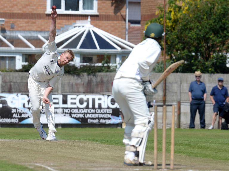 Andrew Flintoff in action on Saturday