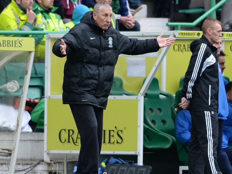 Terry Butcher: Played down talk of him quitting Hibs