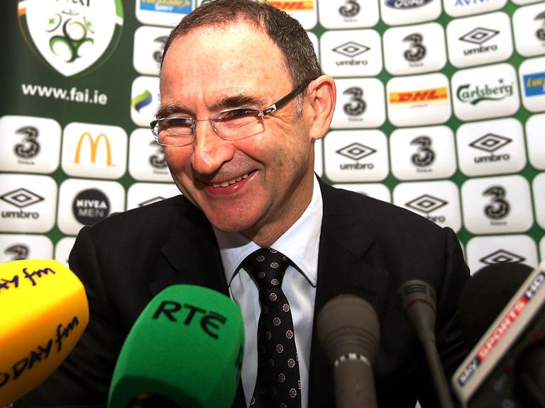 Martin O'Neill: Has named his Republic of Ireland squad