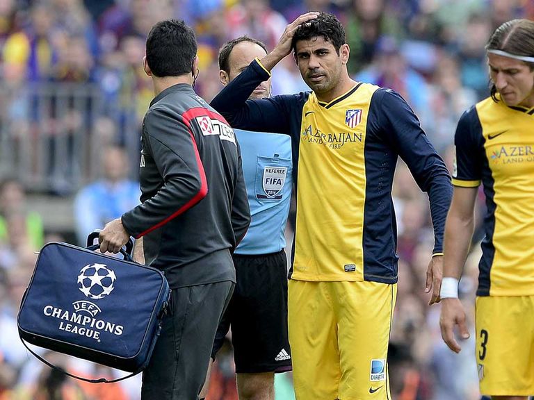 Diego Costa: Hamstring injury a concern for Atletico and Spain striker
