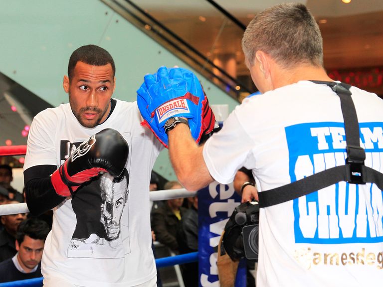James DeGale: Has targeted Carl Froch's IBF title