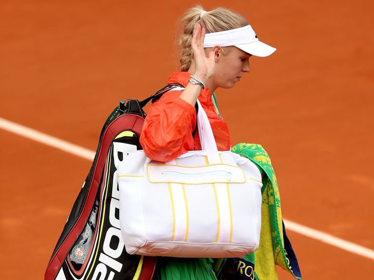 Caroline Wozniacki: Crashes out in the first round