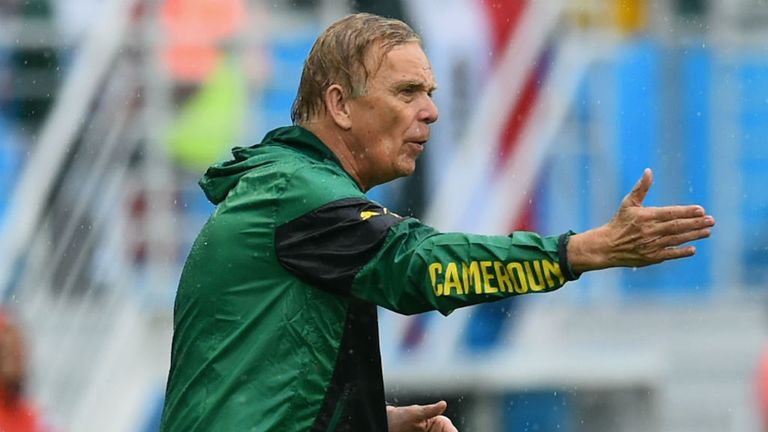 Volker Finke: Saw Cameroon come unstuck in the rain against Mexico