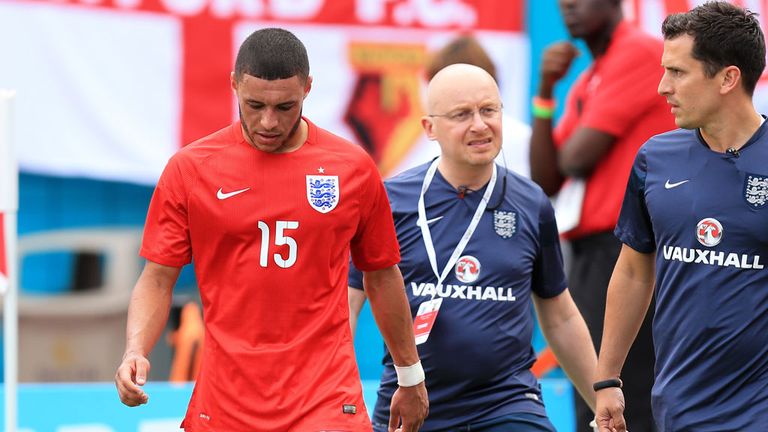 Alex Oxlade-Chamberlain: Injured his knee in Miami on Wednesday night