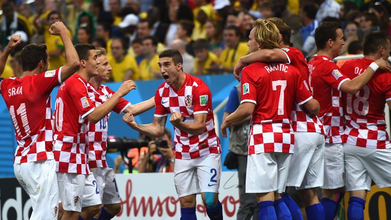 Croatia celebrate their shock opener
