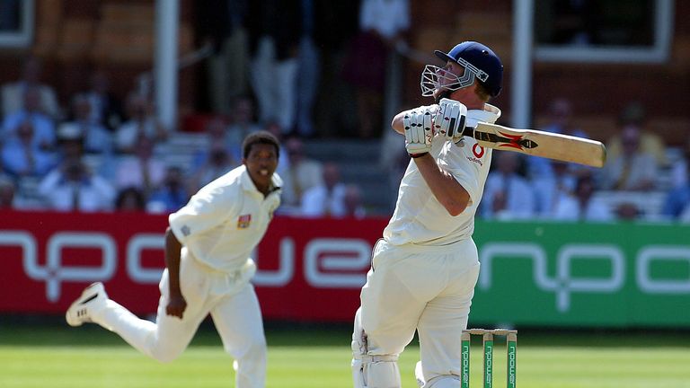 Andrew Flintoff: Smashed South African bowlers in second innings of heavy defeat