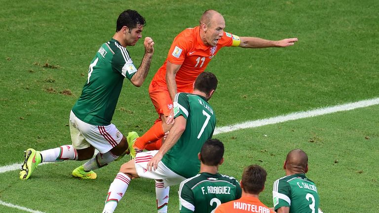 Arjen Robben: Holland winger will not face any retrospective action from FIFA