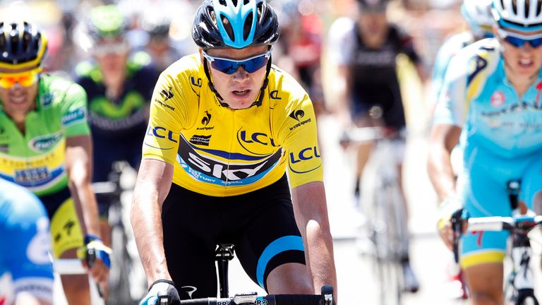 Chris Froome of Team Sky