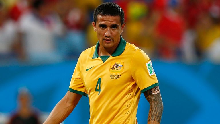 Tim Cahill has 103 caps and 50 goals for Australia