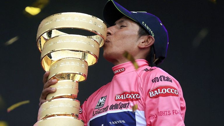Nairo Quintana claimed his first Grand Tour victory