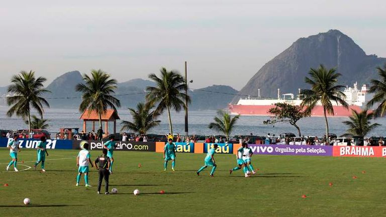 Urca Army Fort in Rio de Janeiro - England's training base