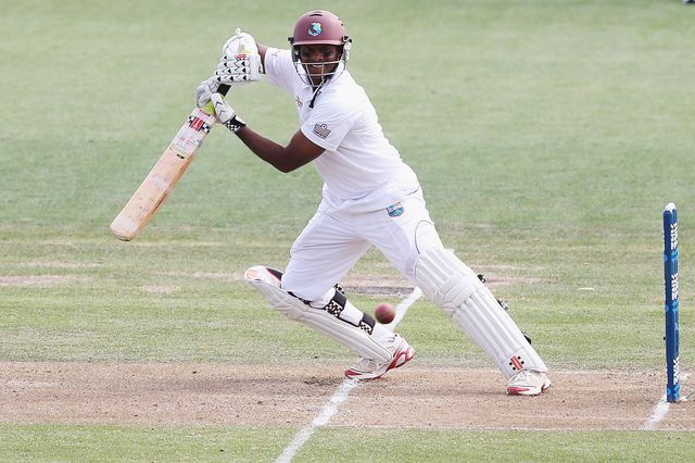Shivnarine Chanderpaul: Saw Derbyshire to victory