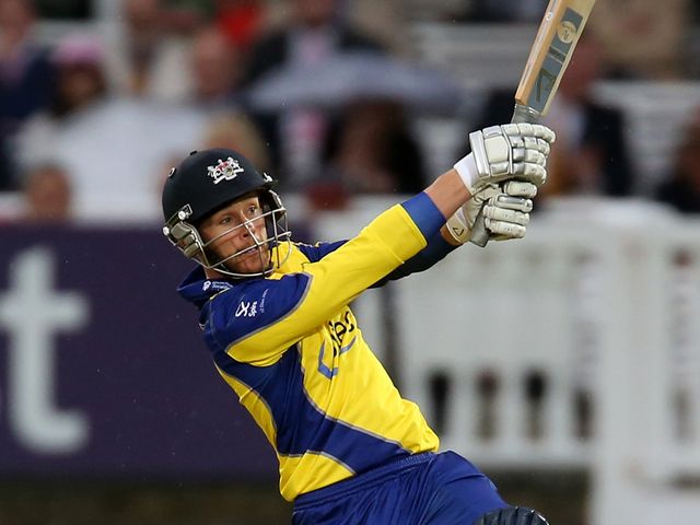 Adam Rouse: Big-hitting won the game for Gloucestershire