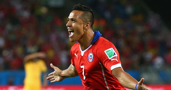 Alexis Sanchez: Opened the scoring for Chile