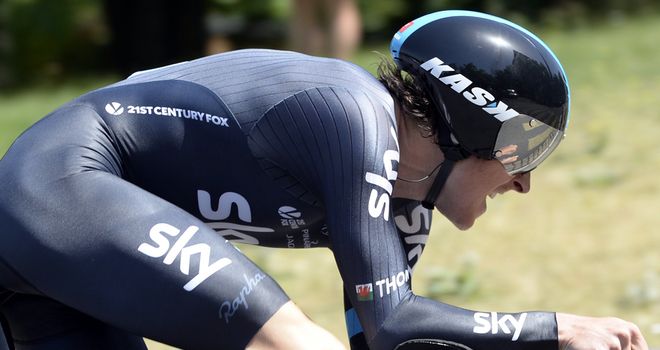 Team Sky's Geraint Thomas - going to Glasgow with medal hopes