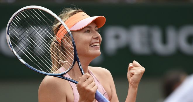 Maria Sharapova: Takes on Canada's Eugenie Bouchard on Thursday