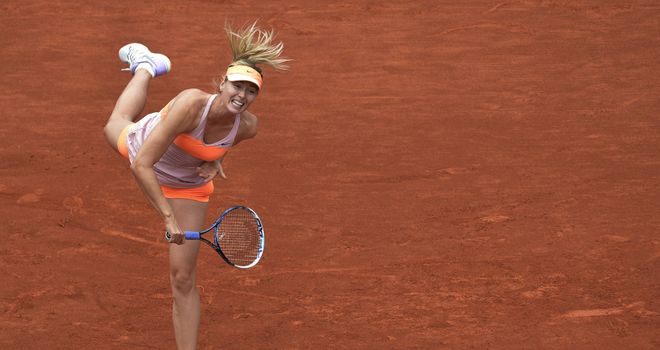 Maria Sharapova: Russian takes on Garbine Muguruza in last eight of French Open