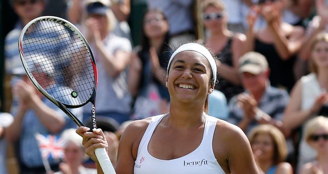 Heather Watson: Clinched an impressive victory over higher-ranked opponent