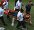 Gary Lewin: Stretchered away after breaking his ankle in Manaus
