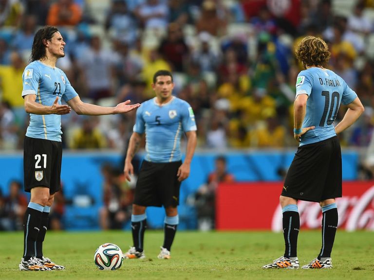 Uruguay were left frustrated after defeat to Costa Rica