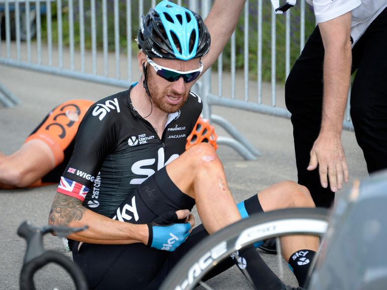 Wiggins: Withdrew from the race in Switzerland