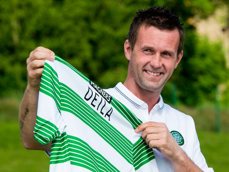 Celtic manager Ronny Deila will find out his European rivals on Monday