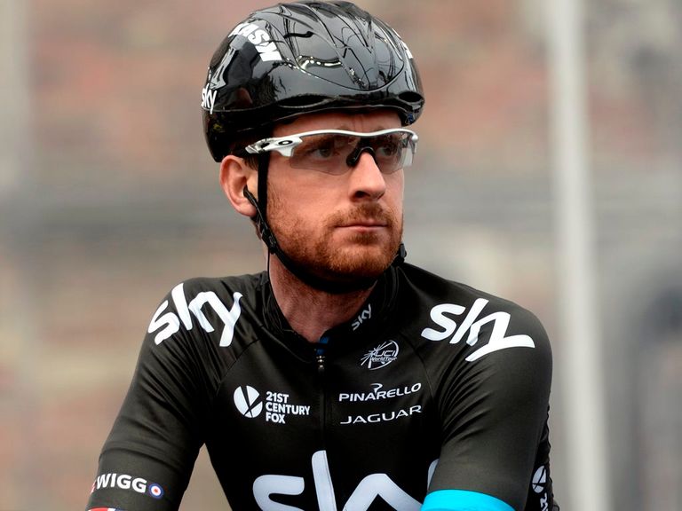 Sir Bradley Wiggins: Told a Italian newspaper he's staying at Sky