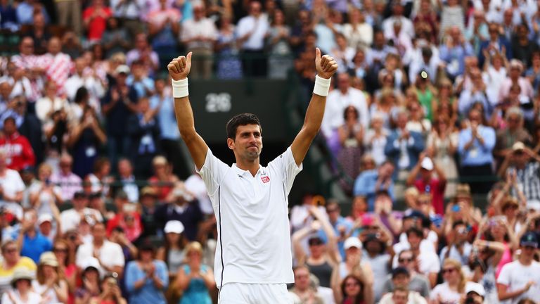 Novak Djokovic: Overcame Marin Cilic in five sets at Wimbledon
