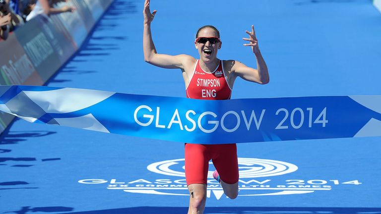 Jodie Stimpson comes home in front