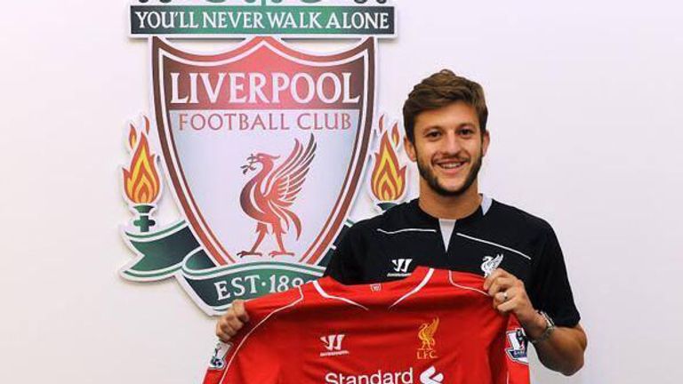 Adam Lallana: New arrival at Liverpool